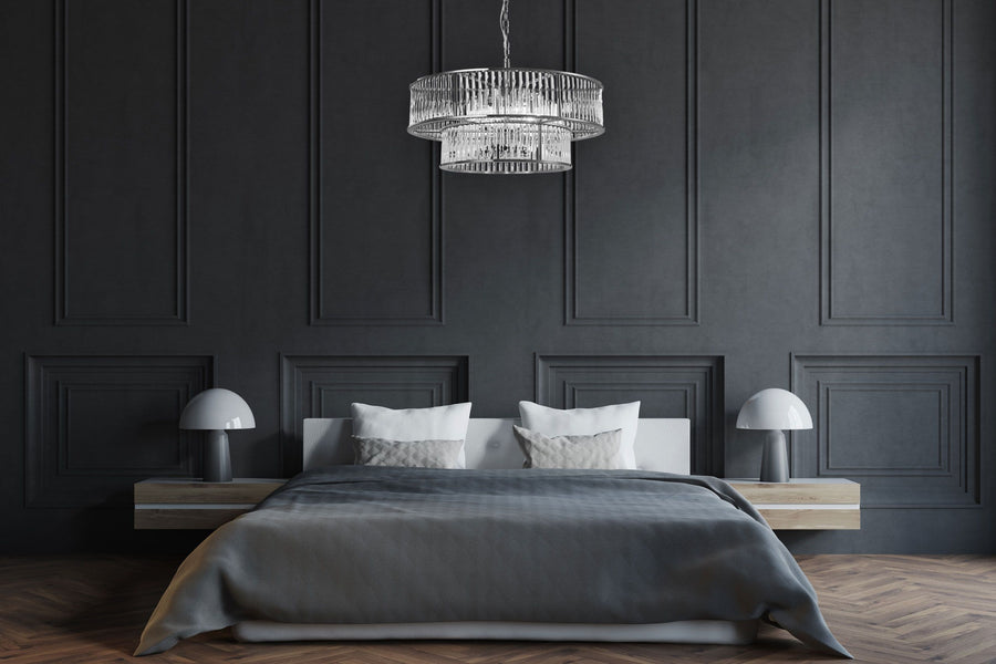 Lampa Kryształowa Wisząca APP1563-8CP Chrom 2