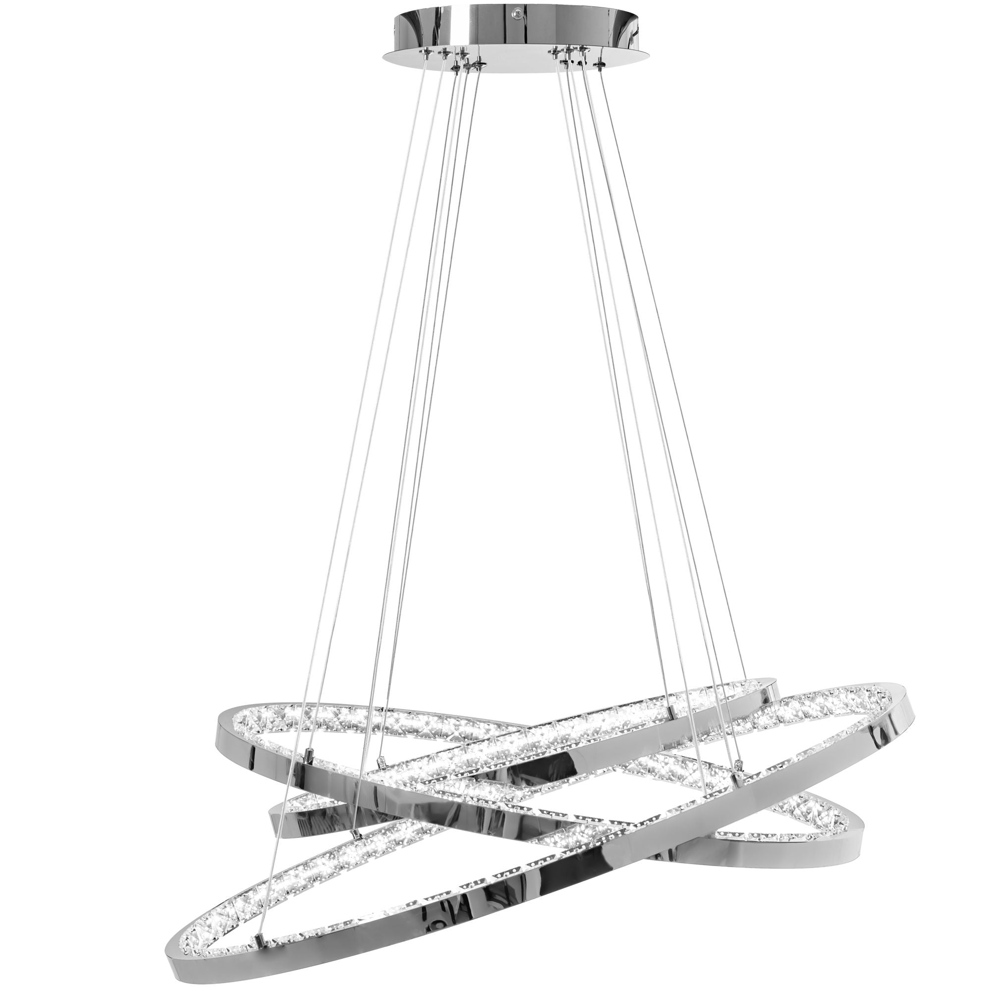 Lampa Kryształowa Wisząca App772-3cp