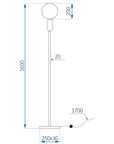 Lampa Stojąca Podłogowa APP928-1F