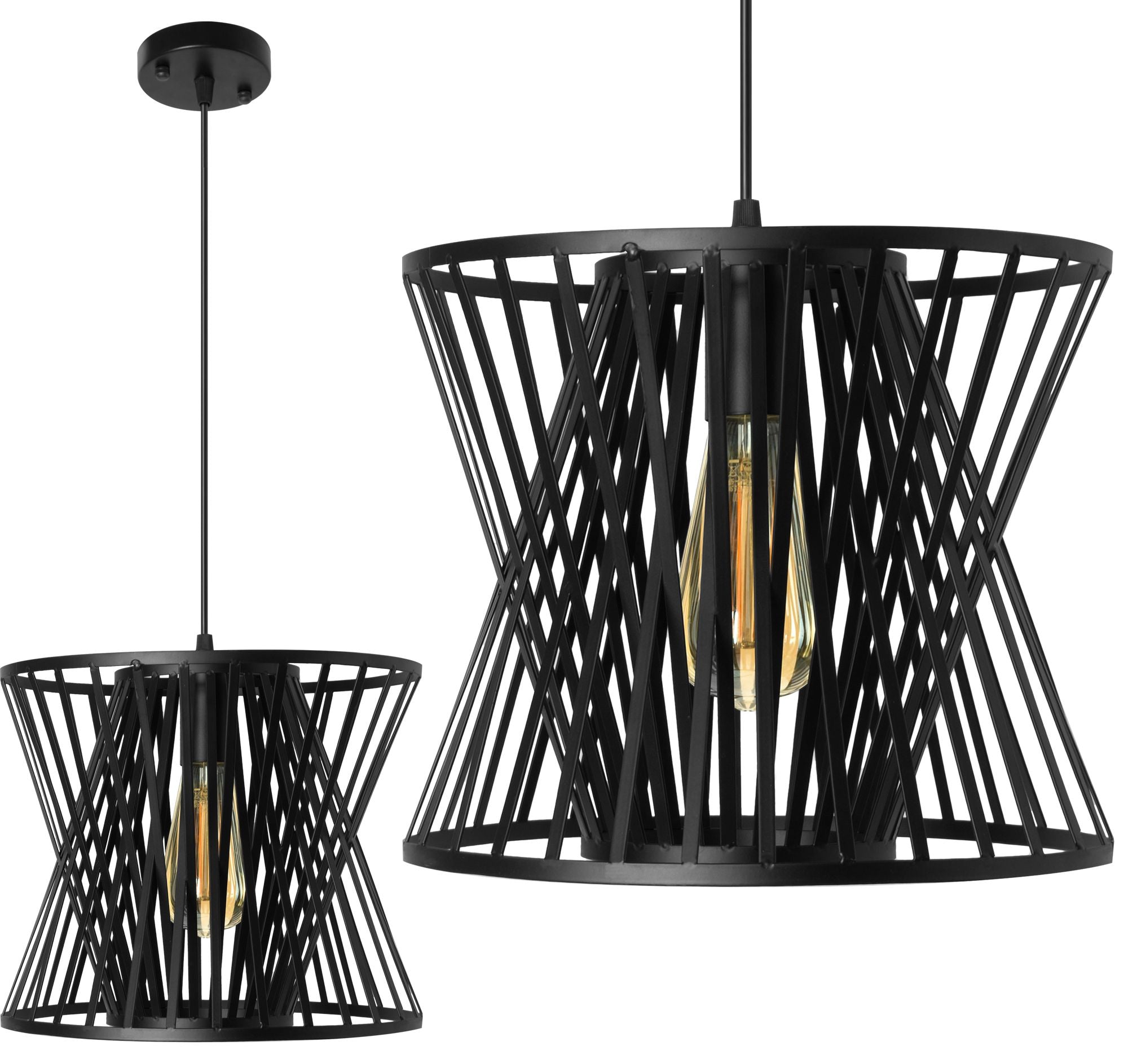 Lampa sufitowa wisząca pojedyncza Loft APP202-1CP