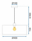Lampa wisząca APP1016-1CP