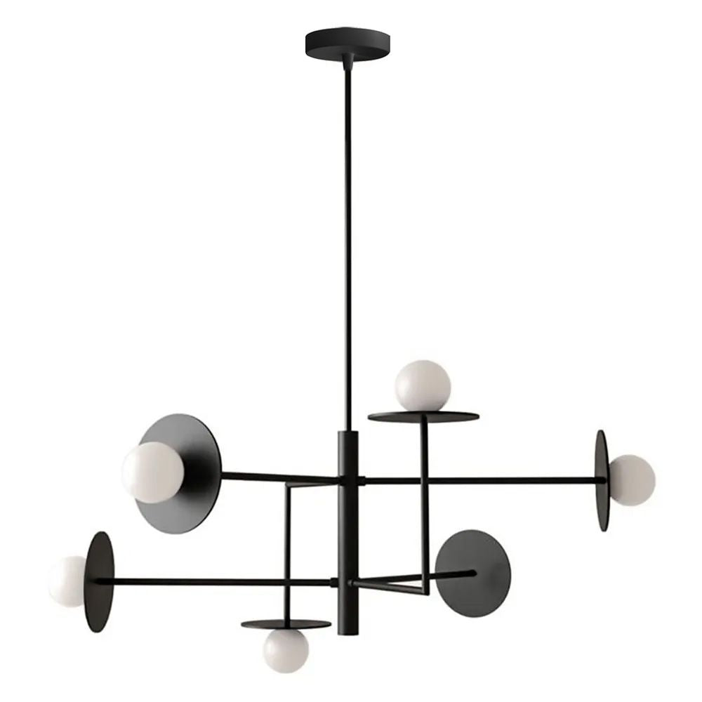 Lampa Wisząca APP1668-6CP Black 1