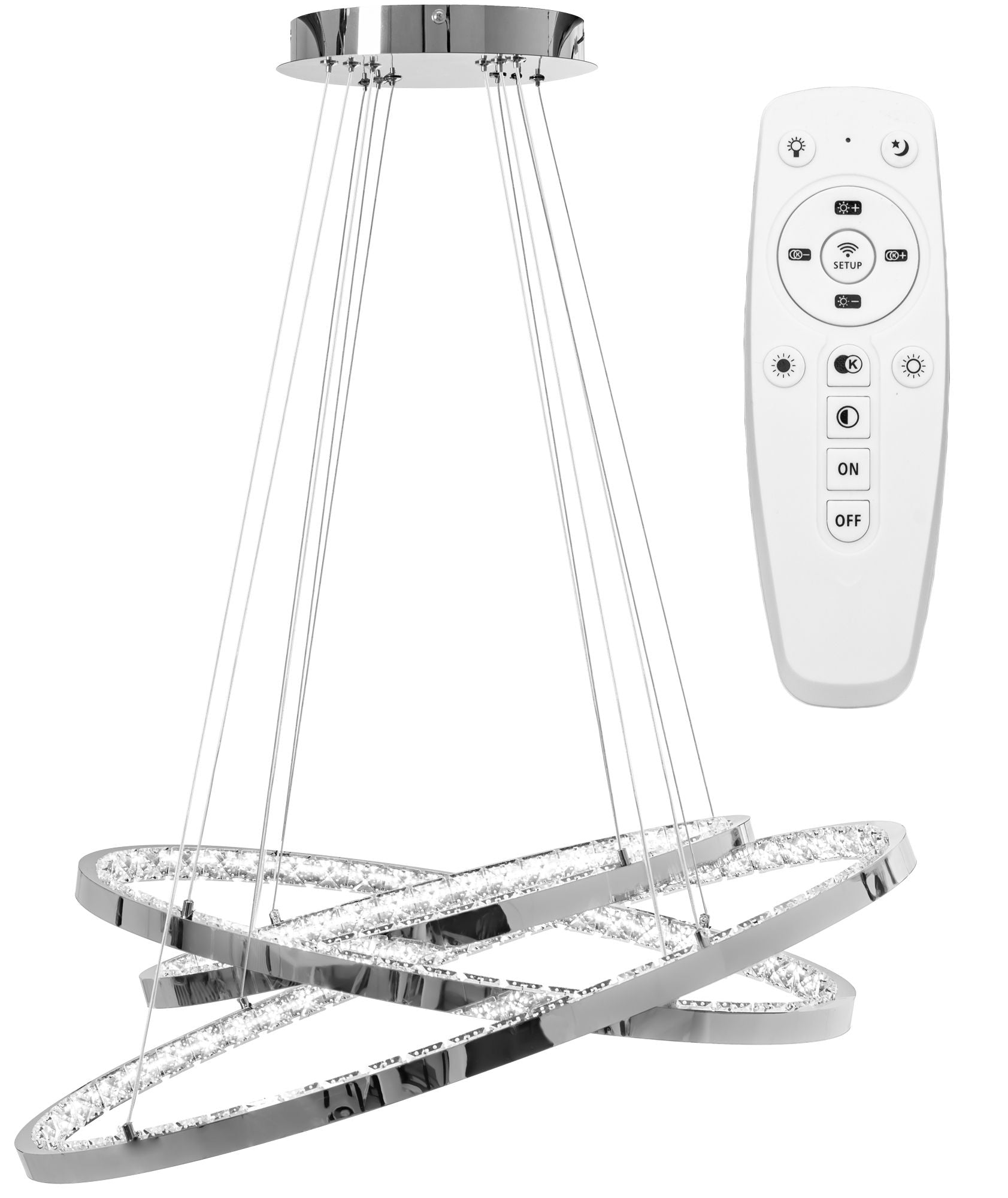 Lampa Kryształowa Wisząca App772-3cp