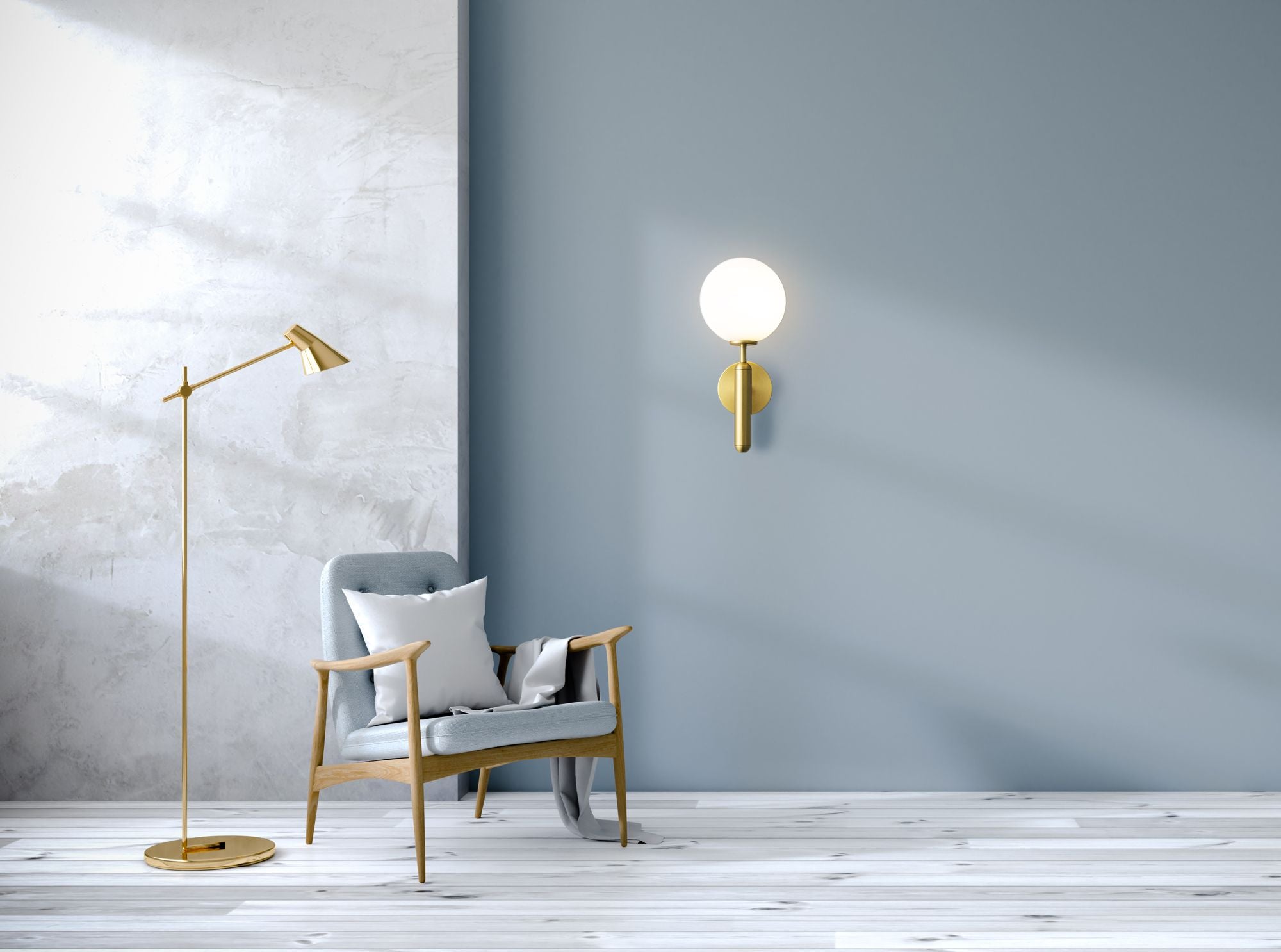 Lampa Ścienna Kinkiet App894-1w Złota