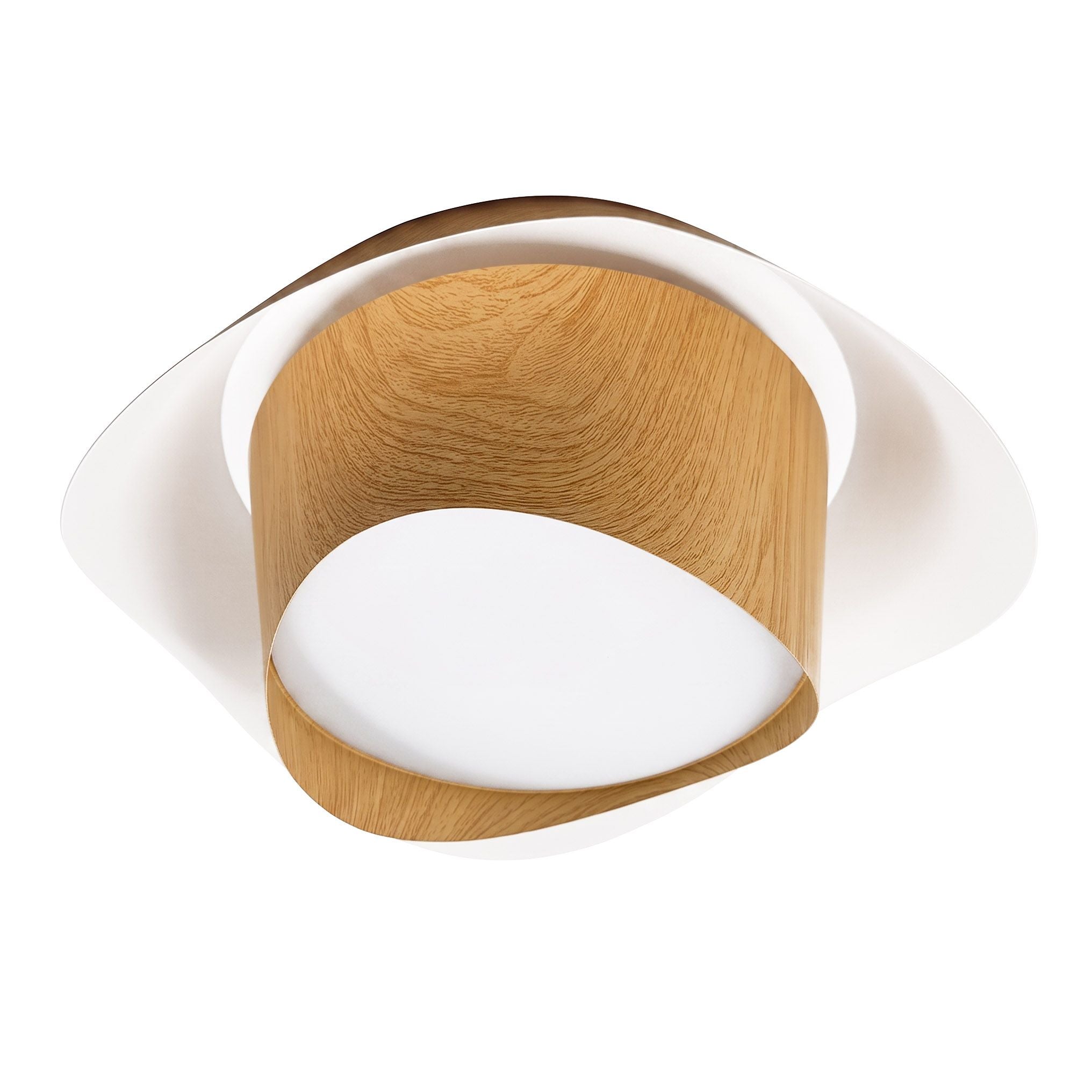 LAMPA SUFITOWA LED PLAFON APP1930-C 40cm WOOD 9