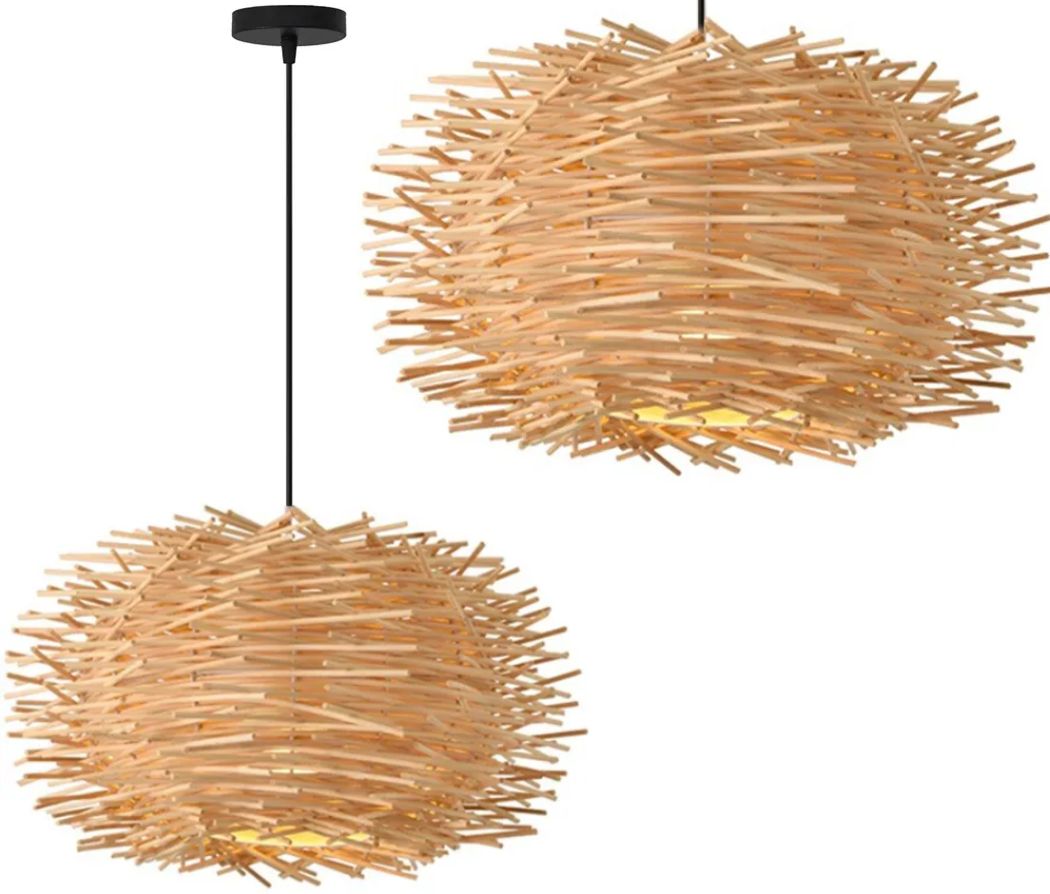 Lampa Sufitowa Wisząca Boho Natural App1486-1cp