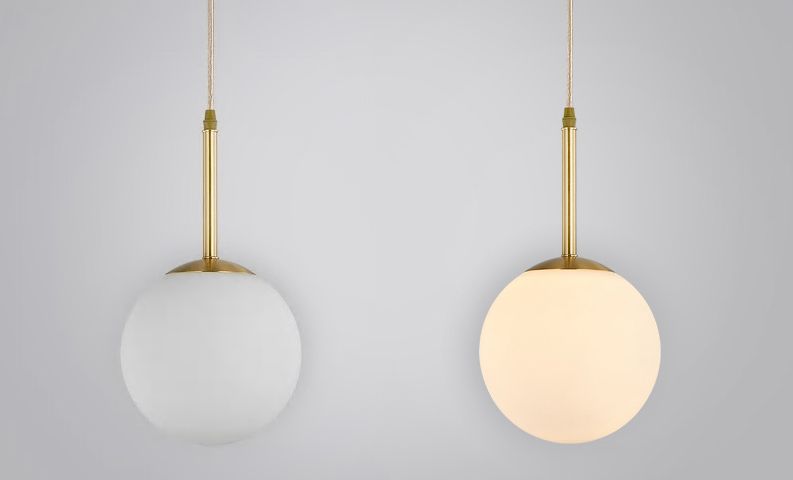 Lampa Sufitowa Szklana App431-1cp Biała