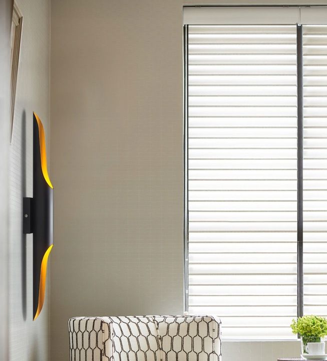 Lampa Ścienna Kinkiet Tuba  60cm APP299-1W Czarna