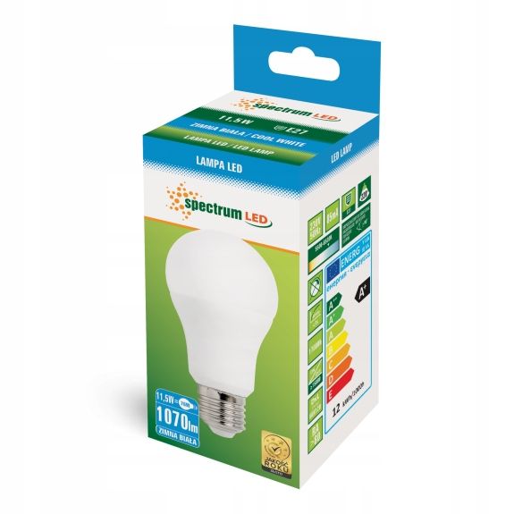 Żarówka LED Zimna E-27 230V 11,5W 13909