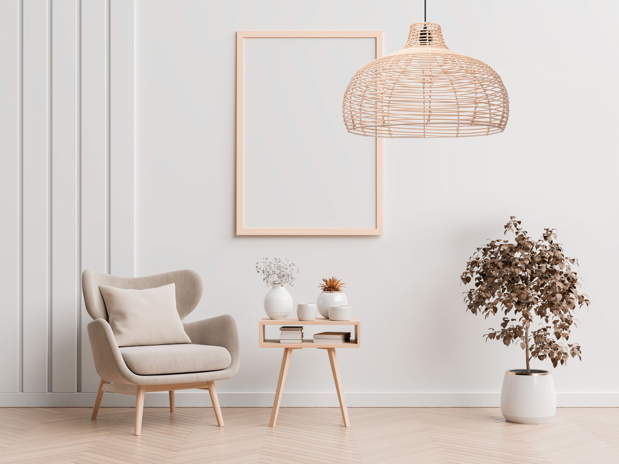 Lampa Sufitowa Wisząca Natural Boho App985-1cp Big