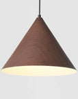 LAMPA SUFITOWA WISZĄCA APP1443-1CP DARK WOOD