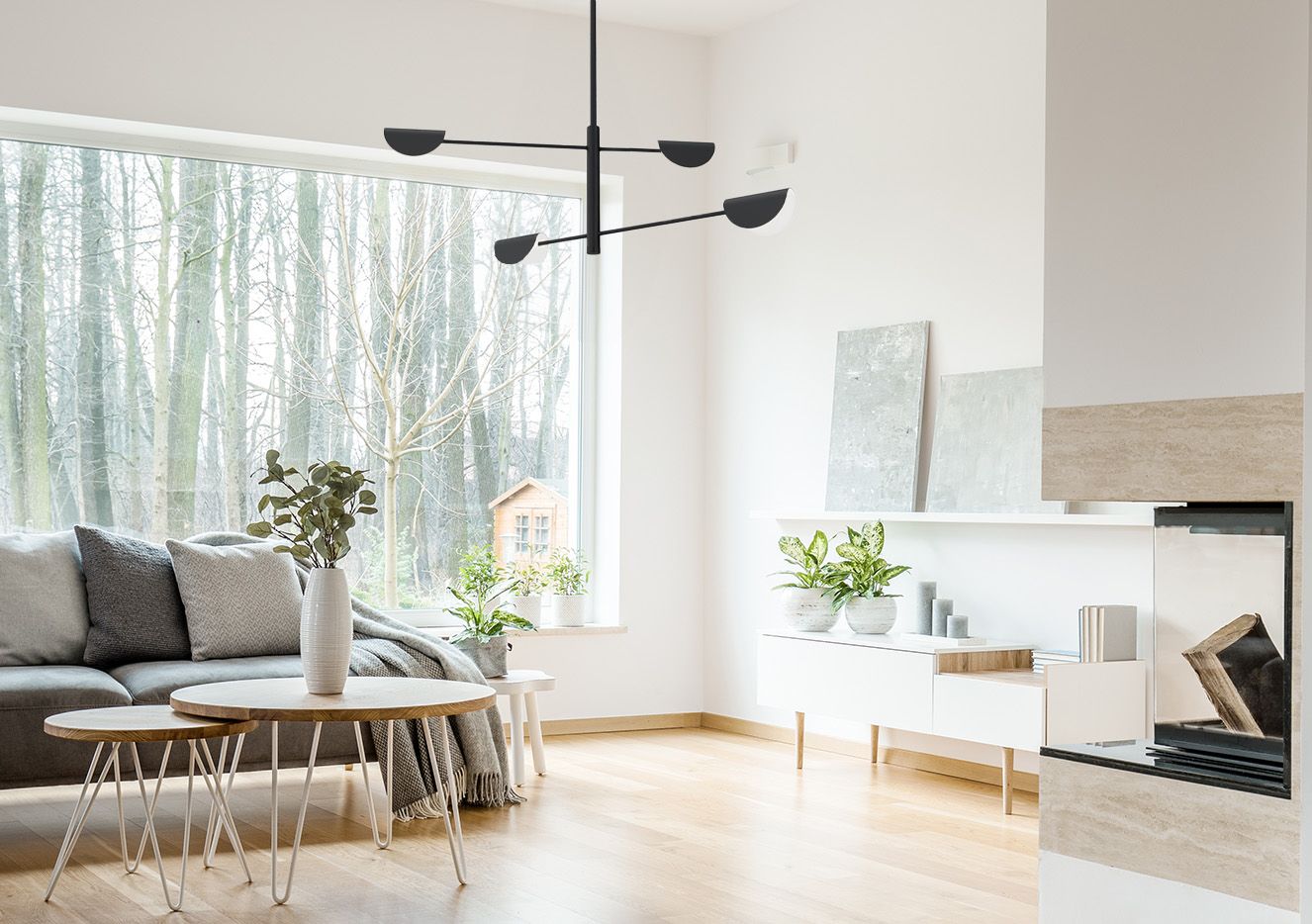 Lampa Sufitowa Wisząca App1260-4cp Black