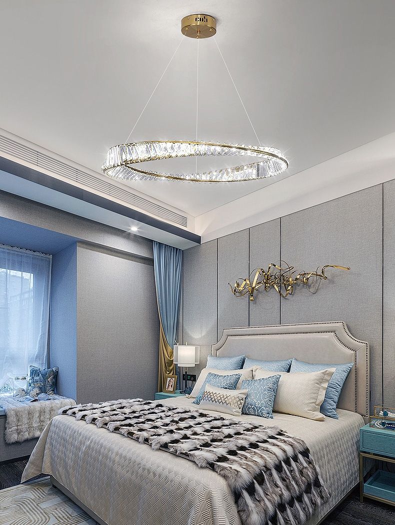 Kryształowa Lampa Sufitowa Led App1064-1cp