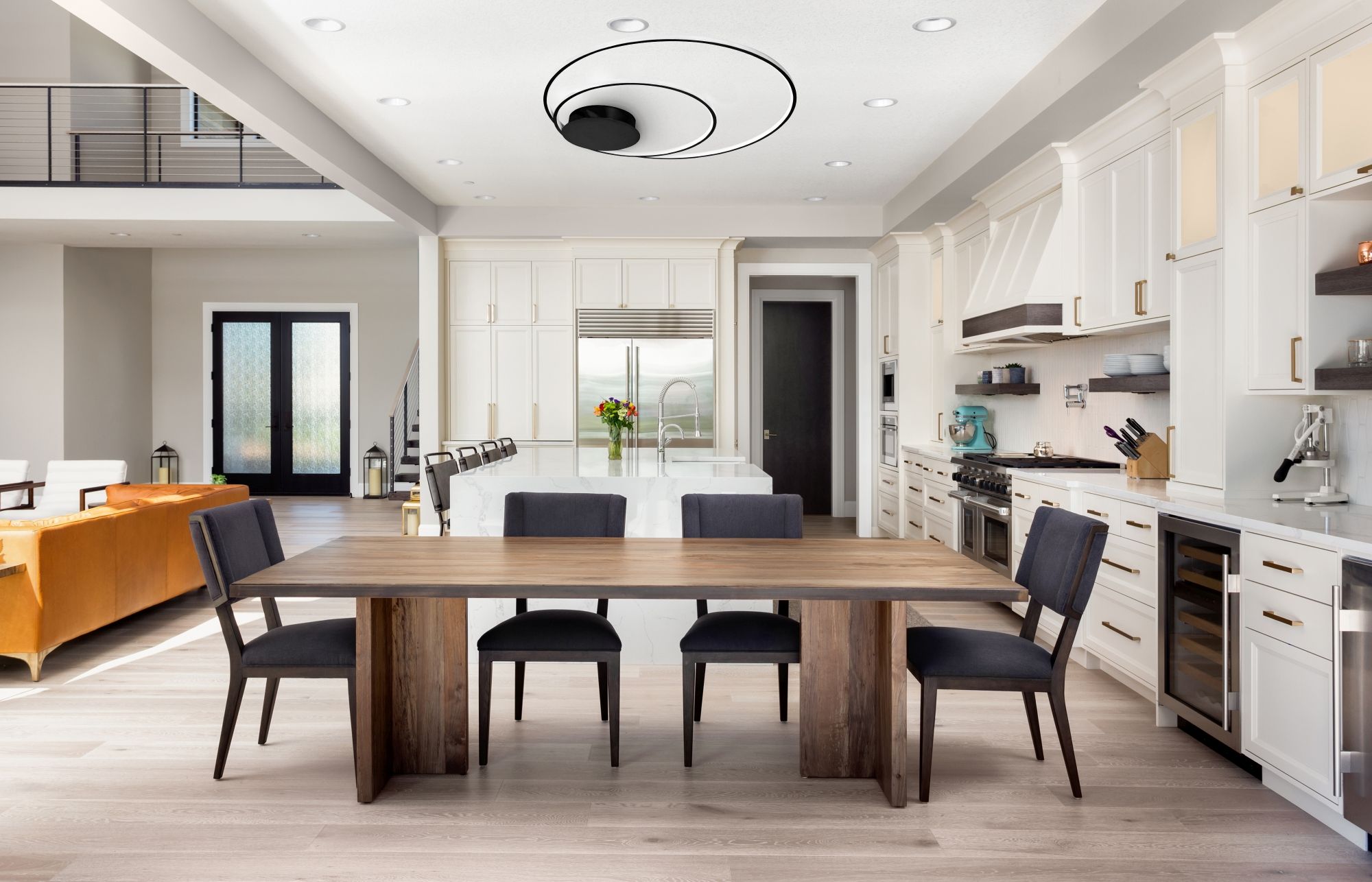 Lampa Sufitowa Z Pilotem Plafon Led App802-c Czarna