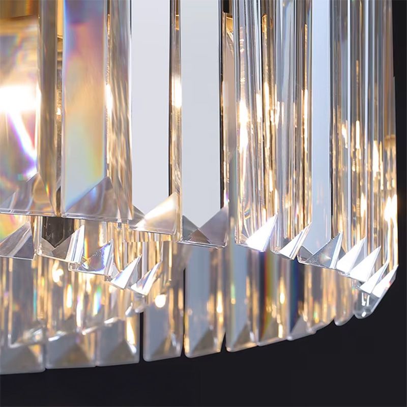 Lampa Kryształowa Wisząca APP1531-8CP4 Złota 3
