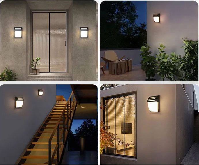 Lampa Elewacyjna Kinkiet Rsl013-1w Czarna 4