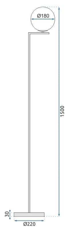 Lampa stojąca podłogowa GLAMOUR APP921-1F