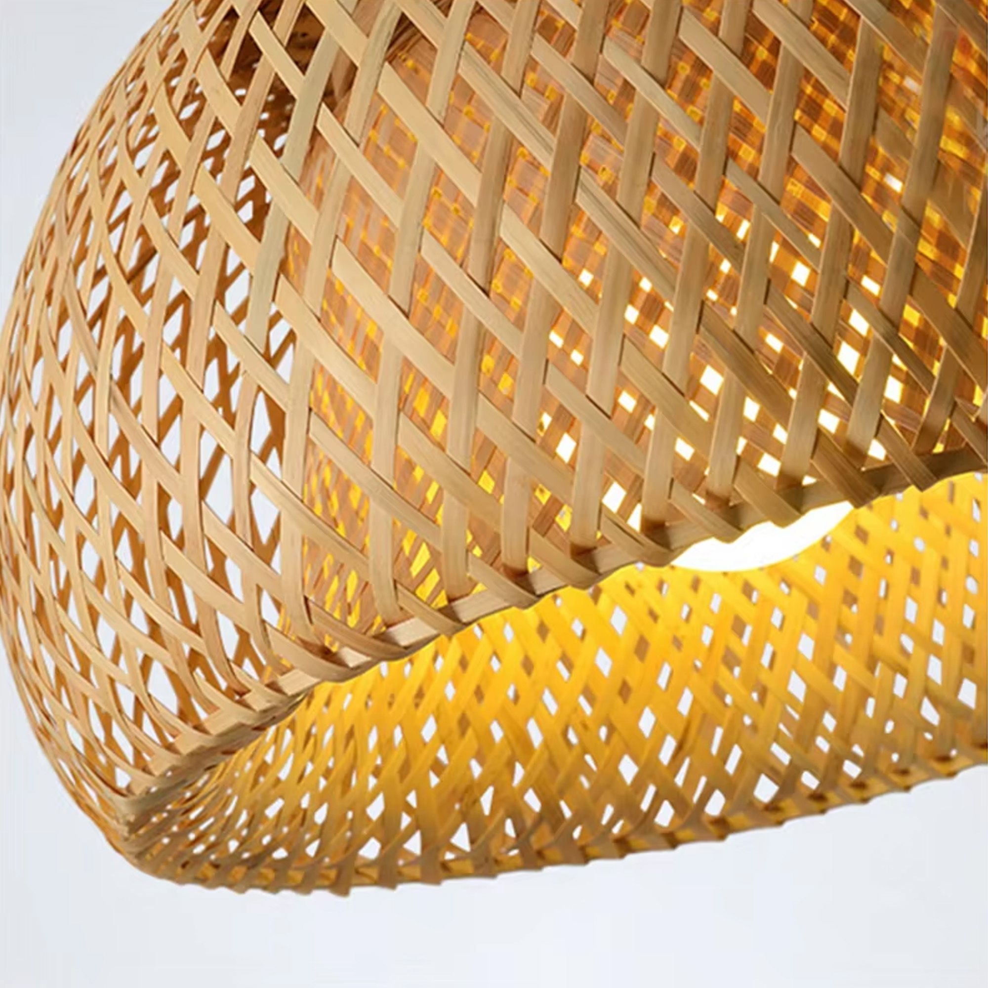 Lampa Wisząca Bambusowa APP1638-1CP 3
