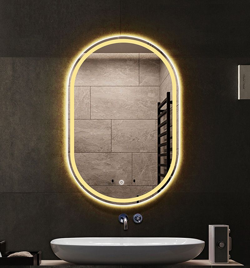 Lustro ścienne led ddj 80x60cm