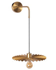LAMPA ŚCIENNA KINKIET APP1356-1W Stare Złoto 30 cm