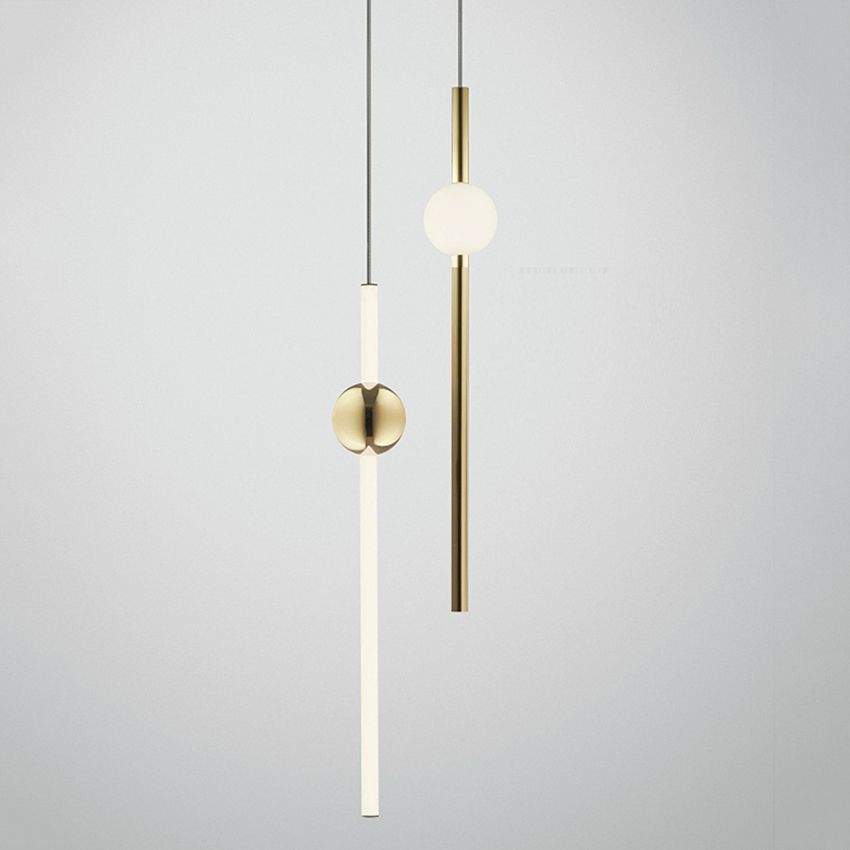 Lampa Sufitowa Wisząca Długa LED  APP476-CP Biała