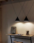 Lampa sufitowa wisząca w stylu loft APP548-2CP Czarna