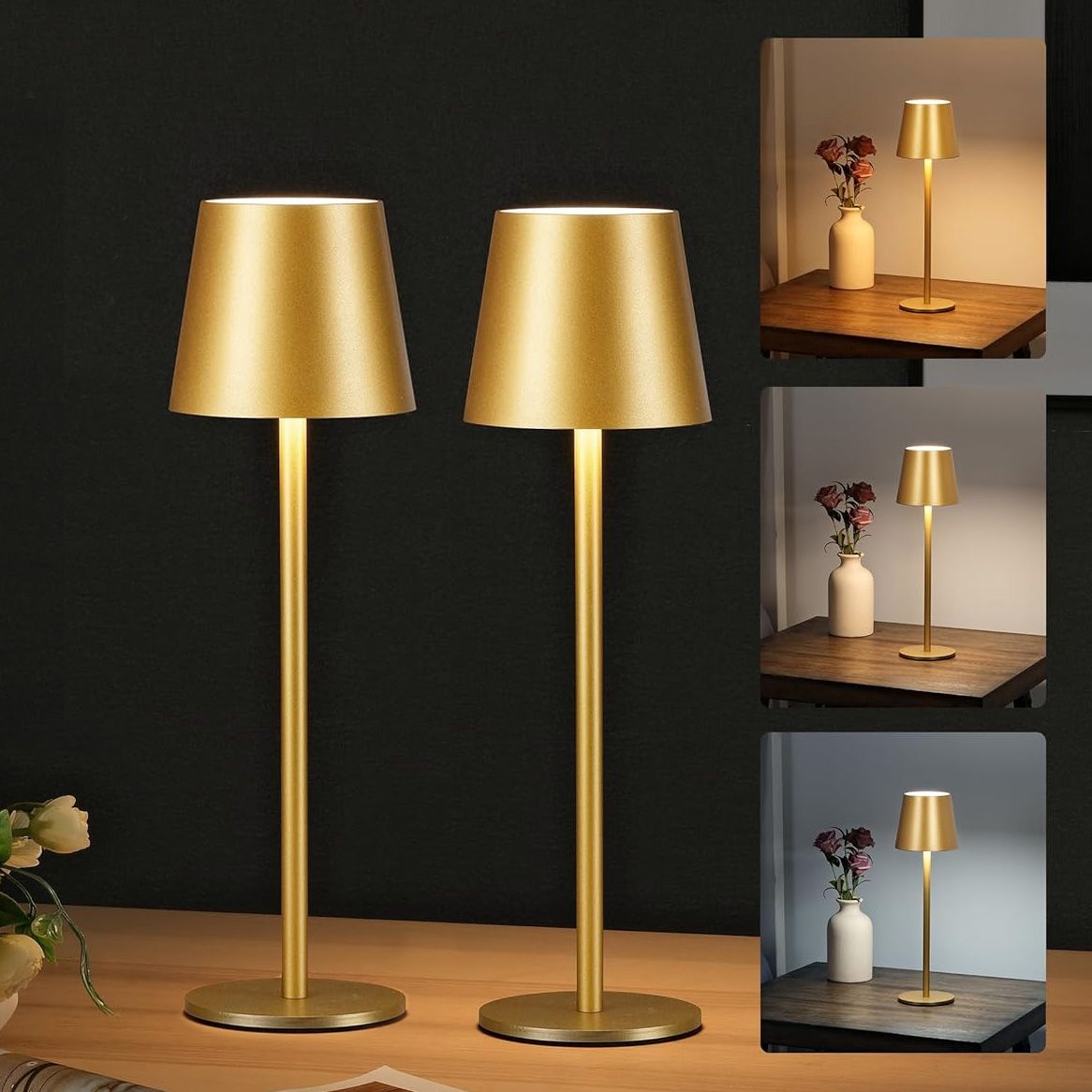Lampka Nocna App1367-t Old Gold 6