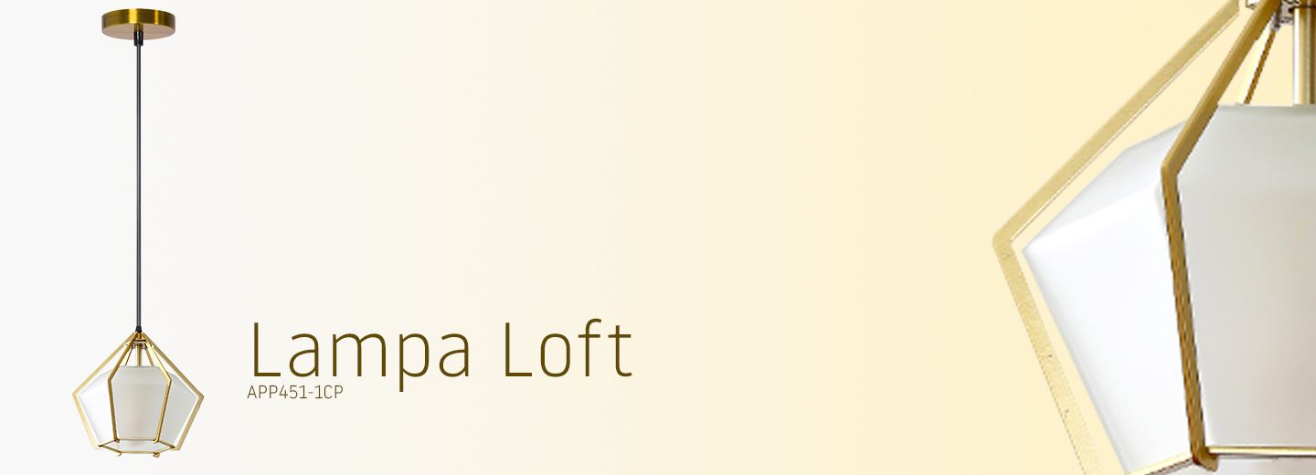 Lampa Wisząca Sufitowa Diament Szklana APP451-1CP Biała