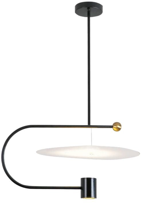 Lampa Sufitowa LED APP589-1CP Czarna