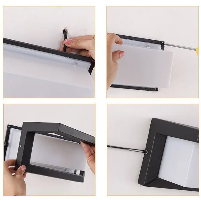 Lampa Elewacyjna Kinkiet Rsl015-1w Czarna 8