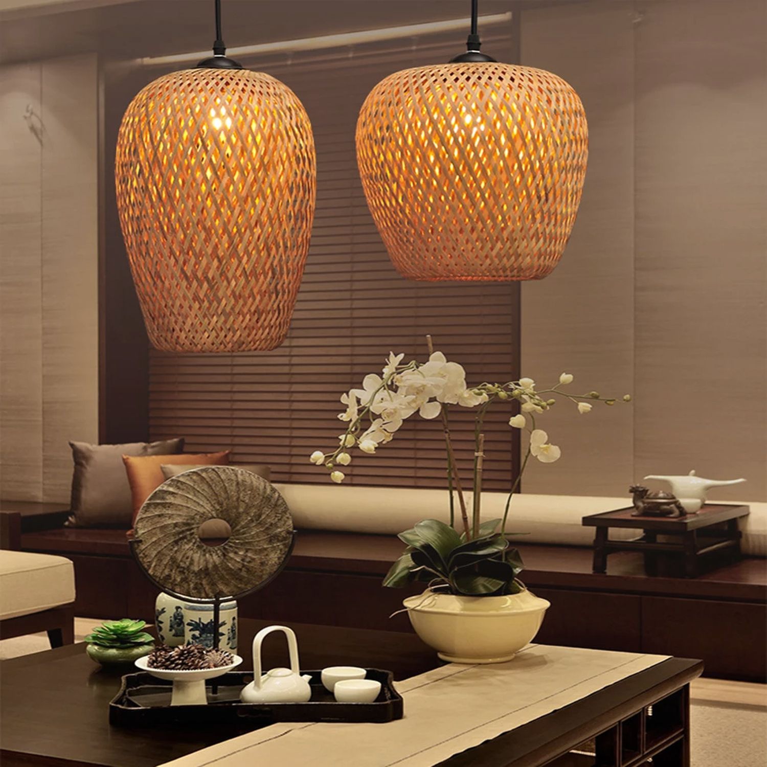 Lampa Sufitowa Wisząca Boho Natural App885-1cp