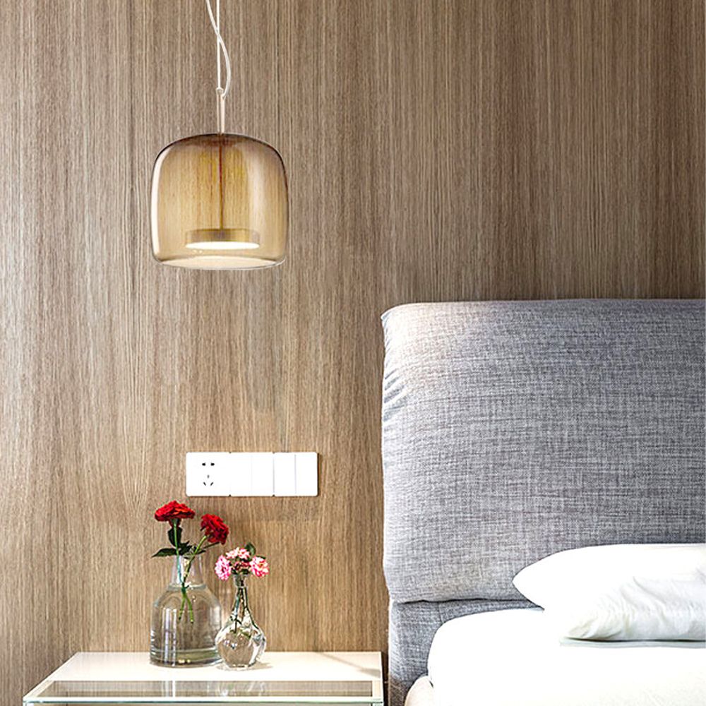 Lampa Sufitowa Wisząca Szklana Amber APP613-1CP 5