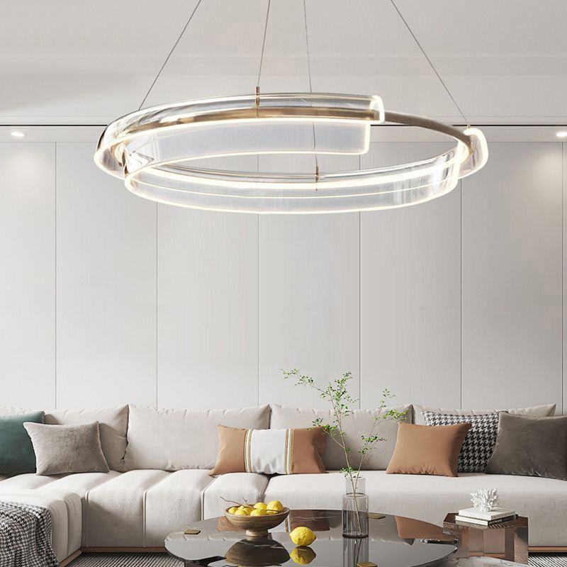 Lampa Sufitowa Wisząca Led App1672-cp Gold 3