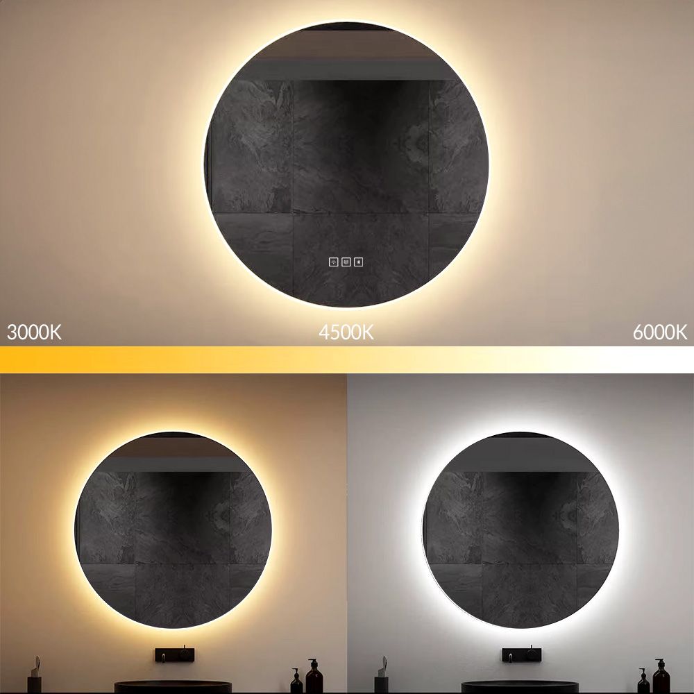 Lustro Ścienne Led Z Bluetooth 60cm Round 4