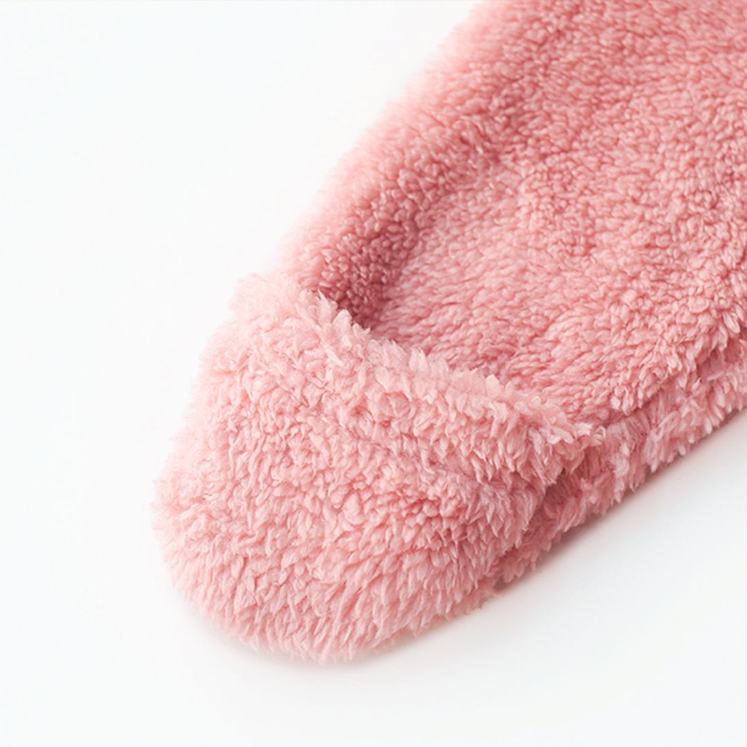 Kombinezon Dziecięcy Pluszowy Róż 3-6 m