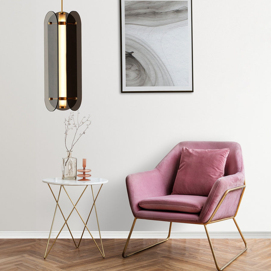 Lampa Sufitowa Wisząca Czarna App1676-cp Long 5