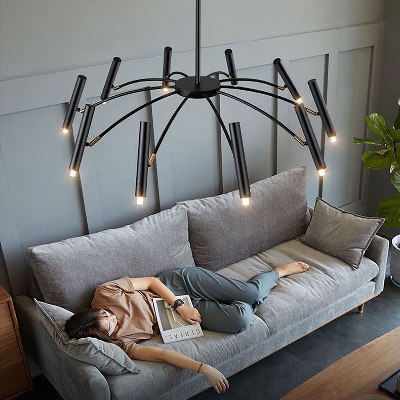 Lampa Sufitowa APP1196-15CP Czarna