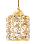 Lampa Sufitowa Kryształ APP724-1CP Złota