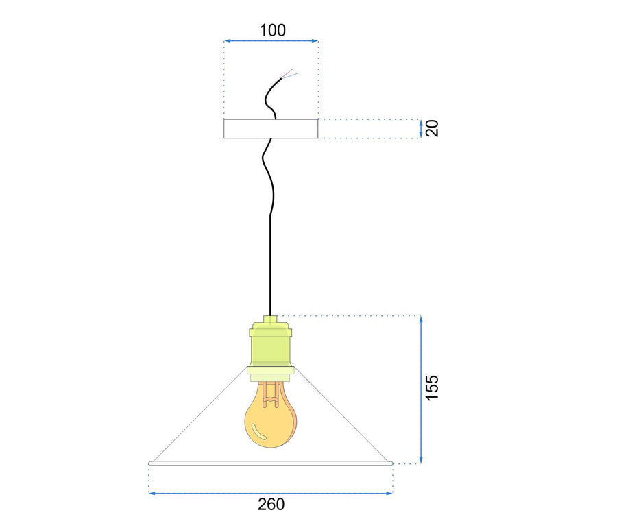 LAMPA SUFITOWA WISZĄCA PORTO BLACK APP016-1CP