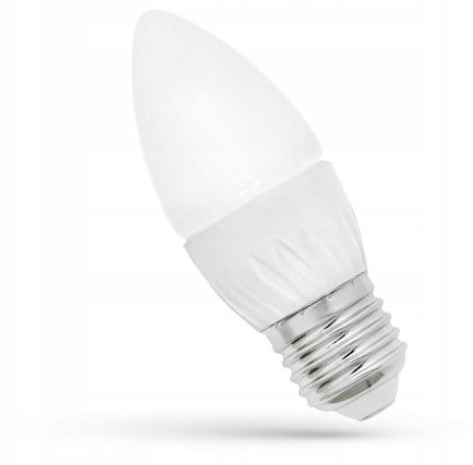 Żarówka LED Ciepła E-27 230V 6W Świeczka 13061