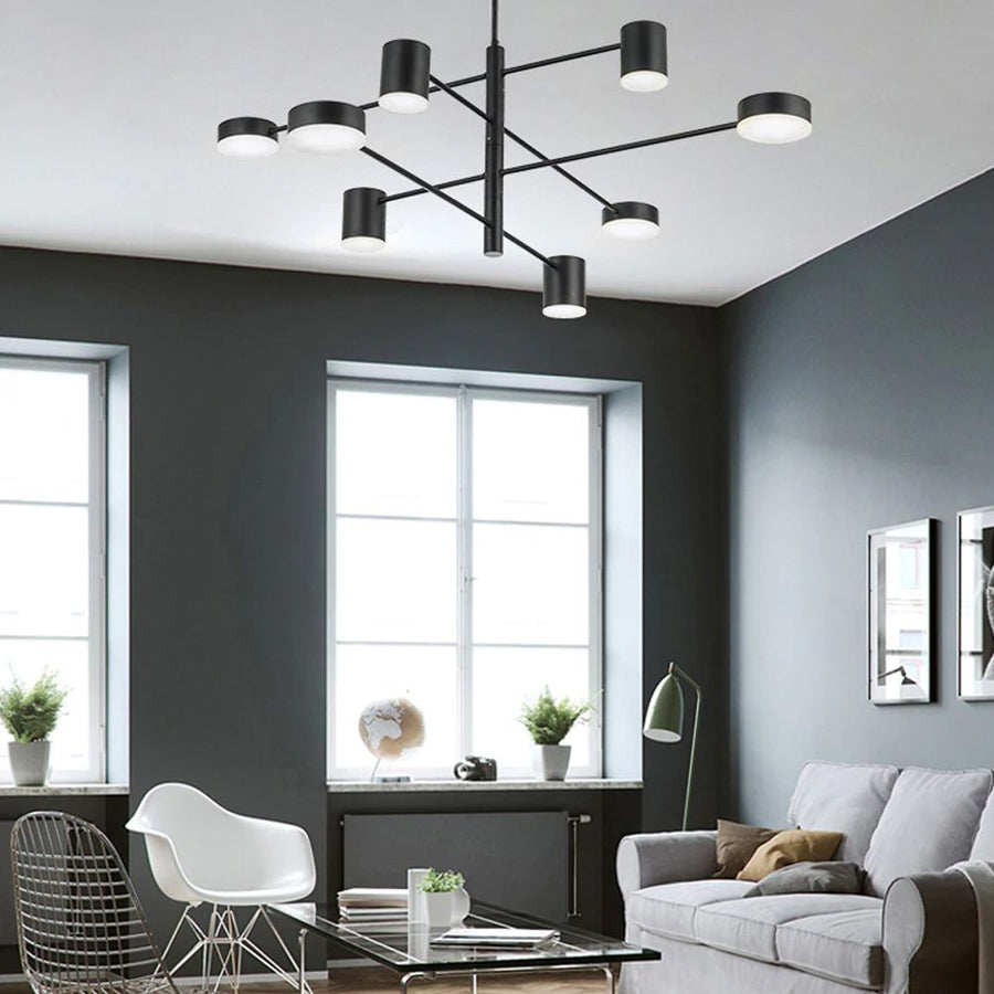 Lampa Sufitowa Nowoczesna 8-ramienna APP598-8C 7