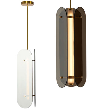 Lampa Sufitowa Wisząca Czarna App1676-cp Long 1