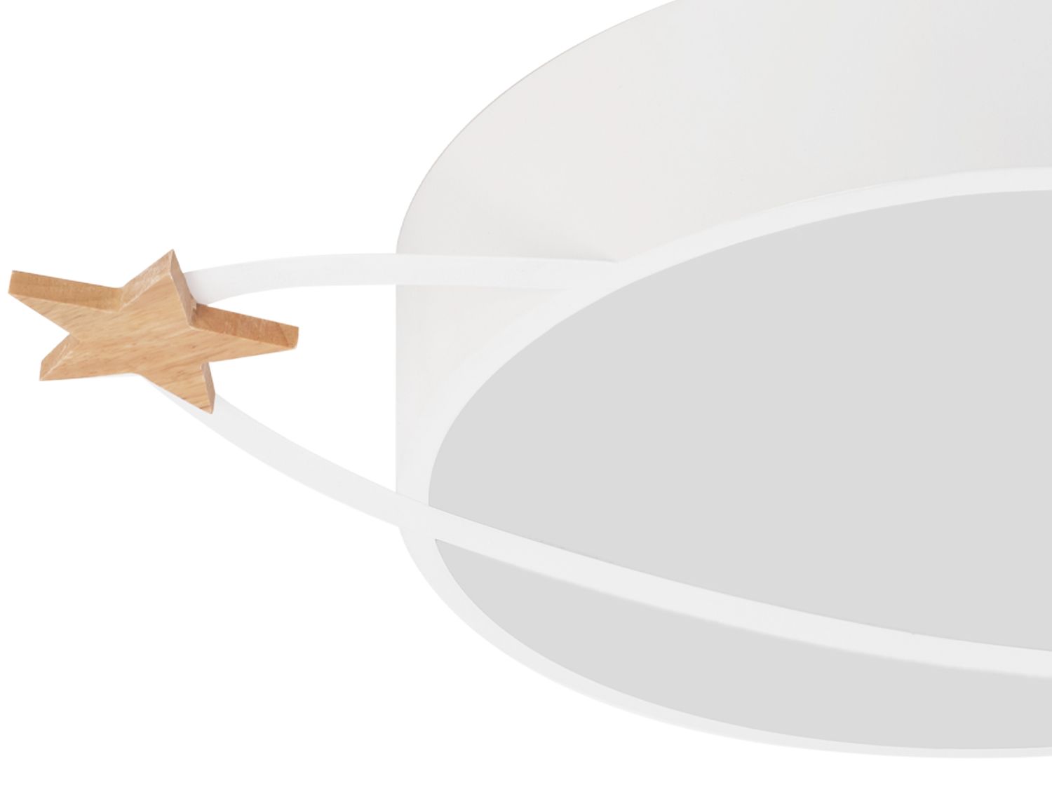 Lampa Plafon Moon APP865-C Biała