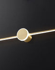 Kinkiet łazienkowy LED Round Gold 60cm APP843-1W