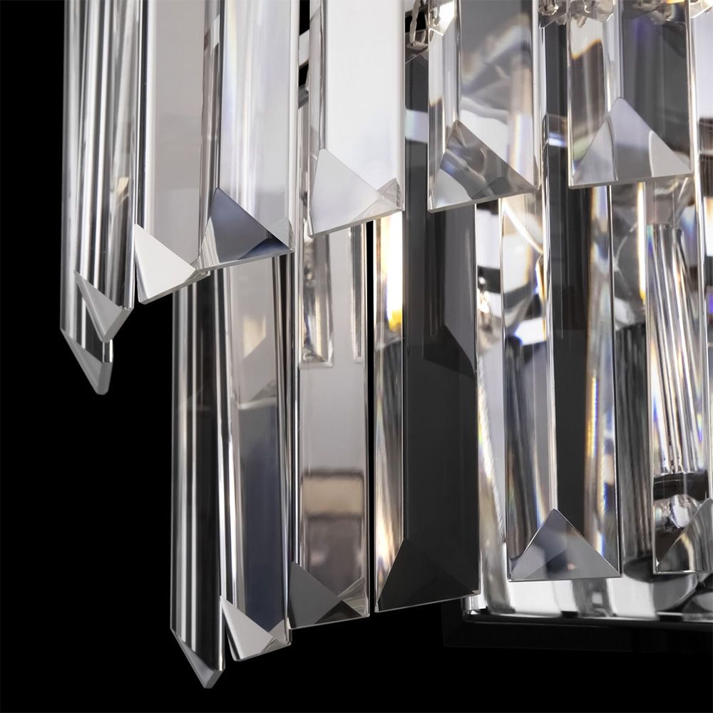 Lampa Kryształowa Kinkiet APP1536-1W Chrom 4