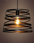 Lampa Sufitowa Wisząca Metalowa Loft APP201-1CP