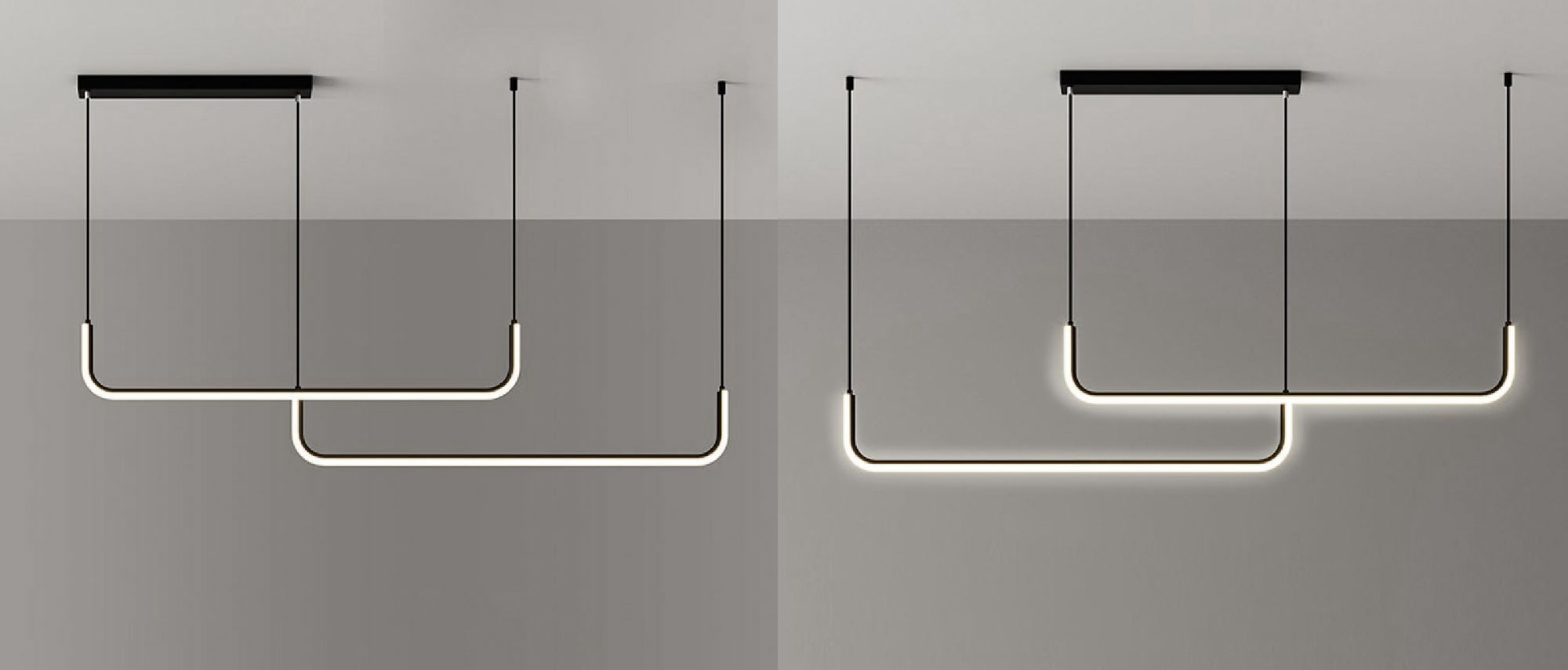 Lampa sufitowa wisząca Led APP980-CP