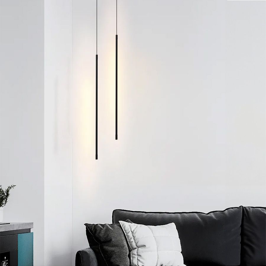 LAMPA SUFITOWA WISZĄCA LED APP1413-C BLACK 100cm