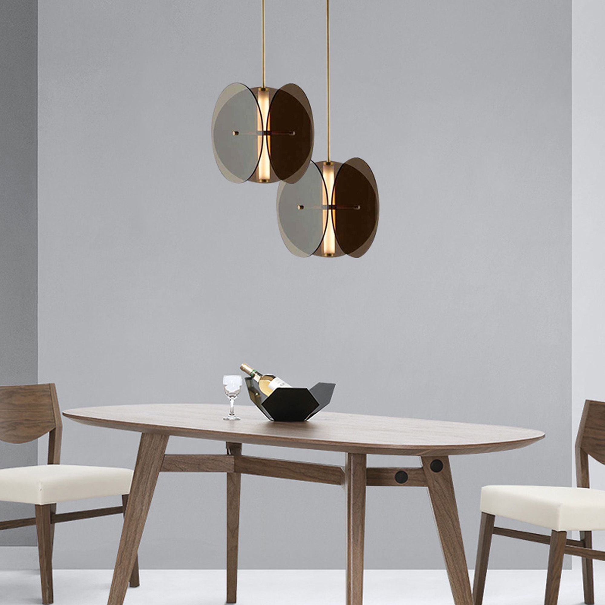 Lampa Sufitowa Wisząca Czarna App1675-cp Round 2