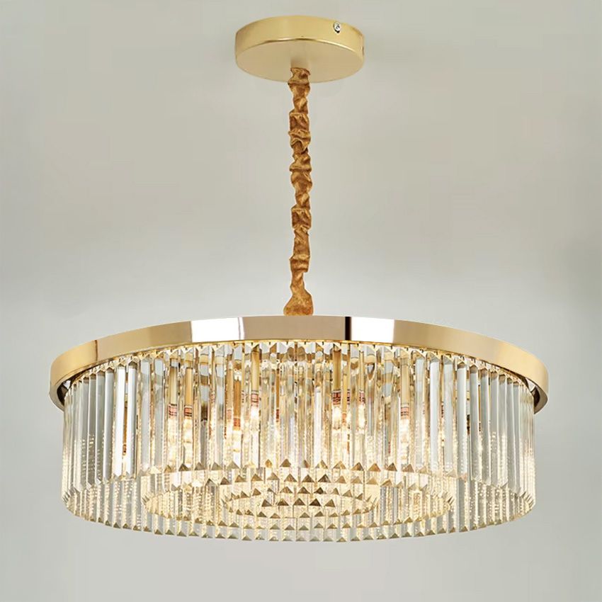 Lampa Kryształowa Wisząca APP1531-8CP4 Złota 6